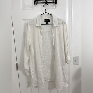 100% linen oversized shirt